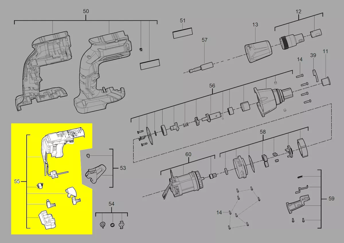 Interrupteur variateur réf. 4931461969 AEG